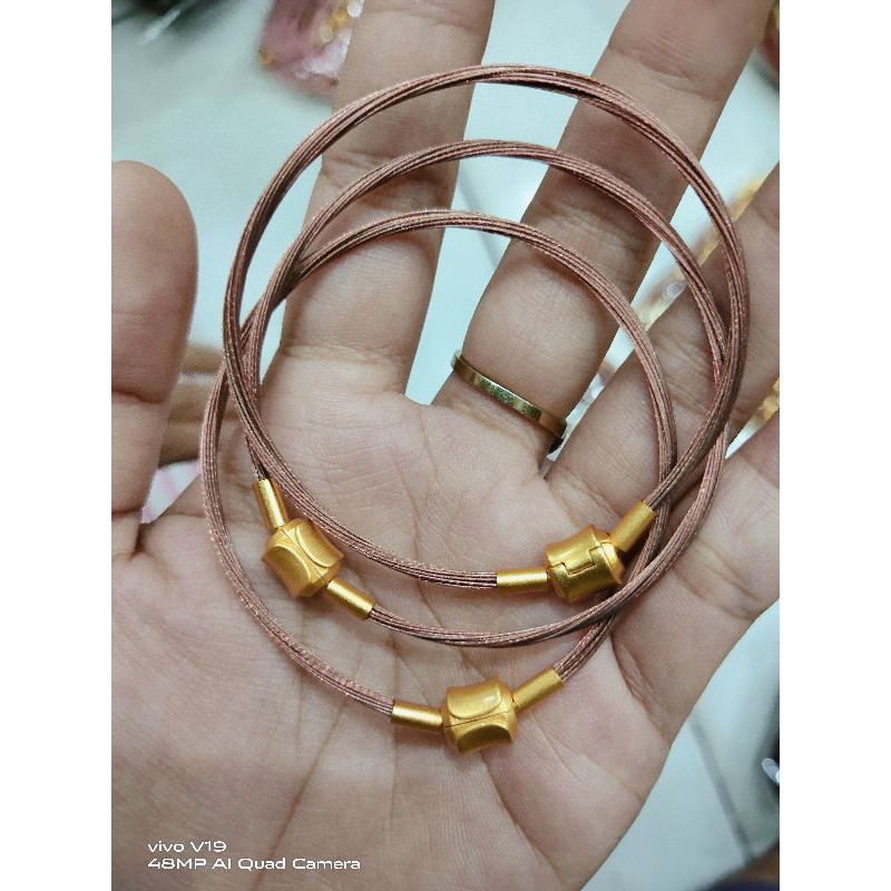 gelang kawat serabut/Gelang serat