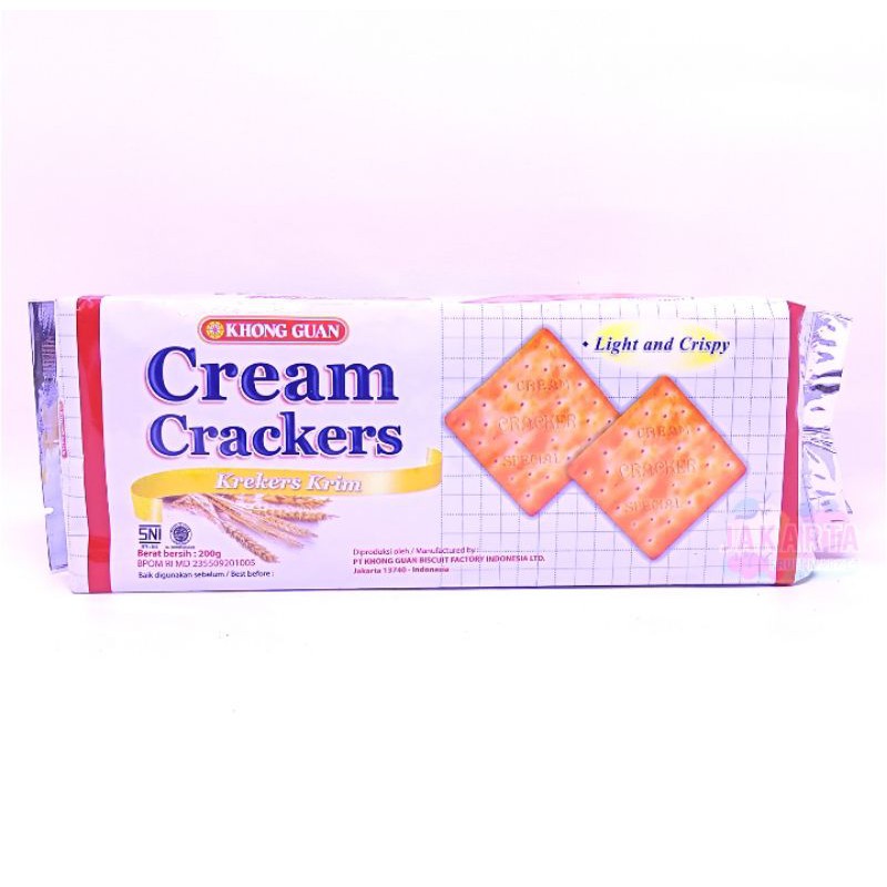 

(CRACKERS) KHONG GUAN CREAM CRACKERS 200G