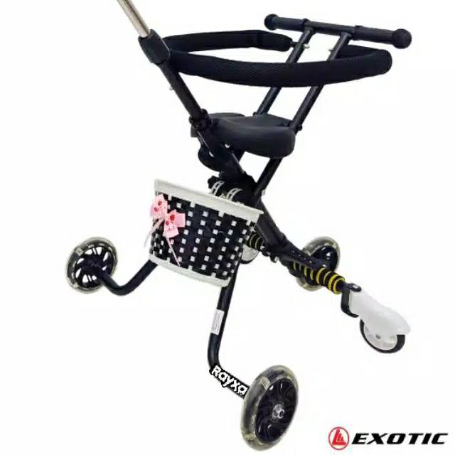 STROLLER EXOTIC LW -001 RODA 5 HITAM