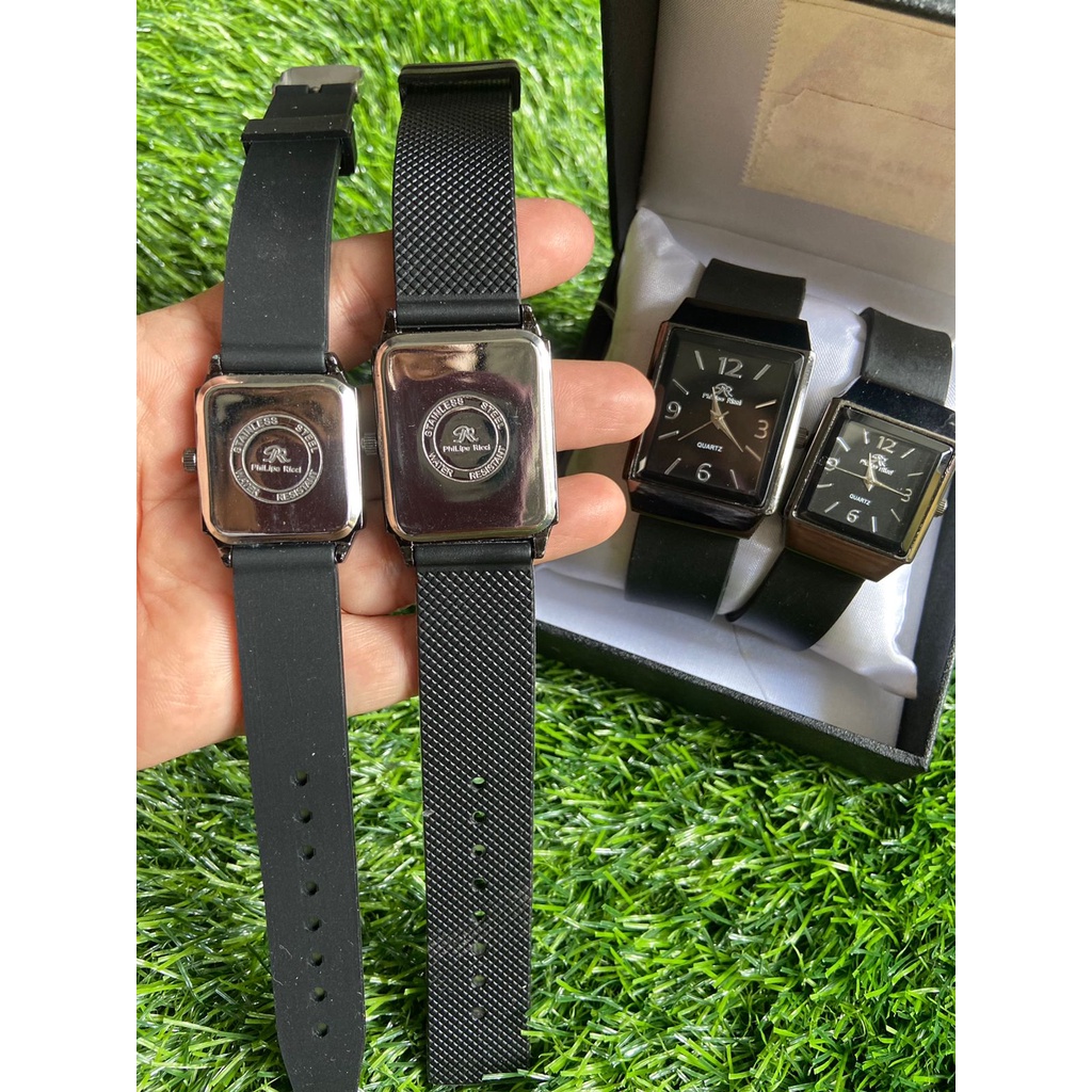 JAM TANGAN RIKI COUPLE MURAH RUBBER ANALOG CASUAL PERMIUM IMPORT GROSIR PRIA WANITA
