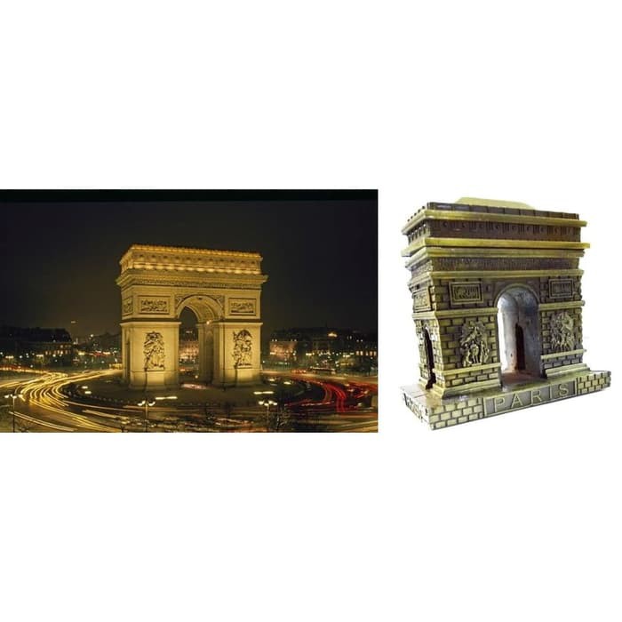 Souvenir Paris triumphal arch 7.5CM / Oleh2 Paris miniature sovenier