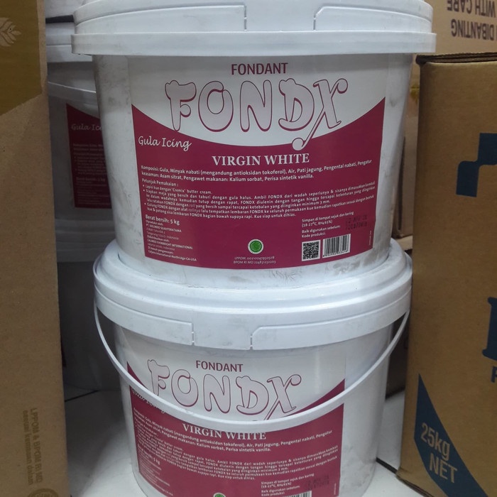 

Siap Kirim Fondx Icing / Fondx Fondant 1 Kg / Gula Icing - Merk Fondx