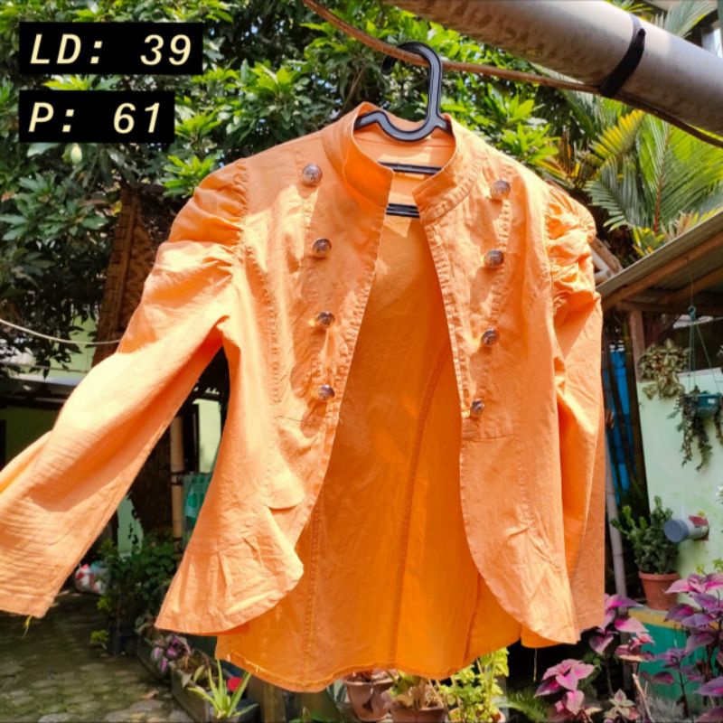 baju atasan outer blazer cardigan cewek wanita perempuan preloved baju bekas baju second murah