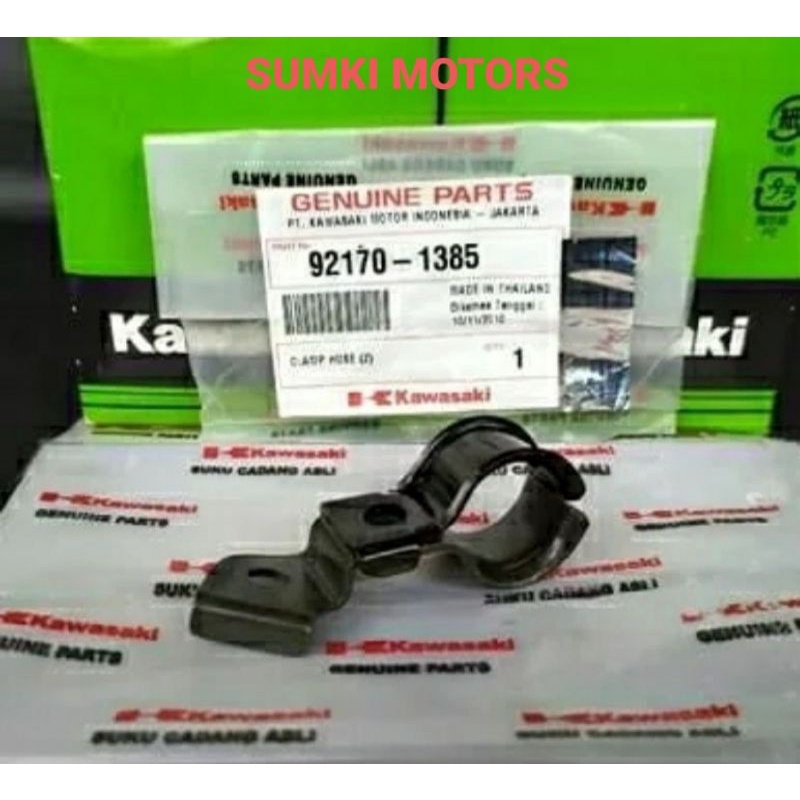 KLEM CLAMP SELANG REM DEPAN SET BESAR KECIL NINJA R RR SS 150 BRACKET BREKET SELANG