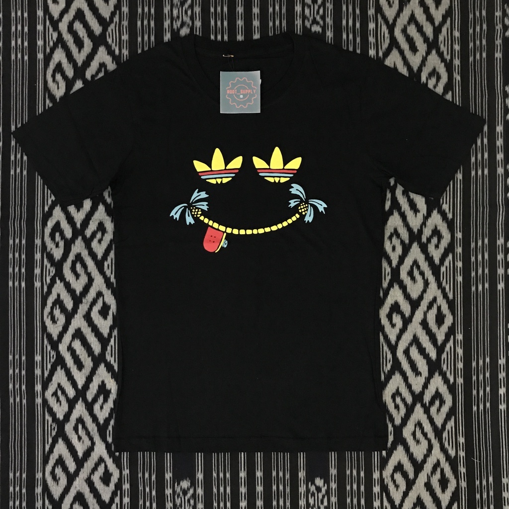 KAOS ADIDAS SKATEBOARDING SMILE - KAOS SPORT ADIDAS RUNNING