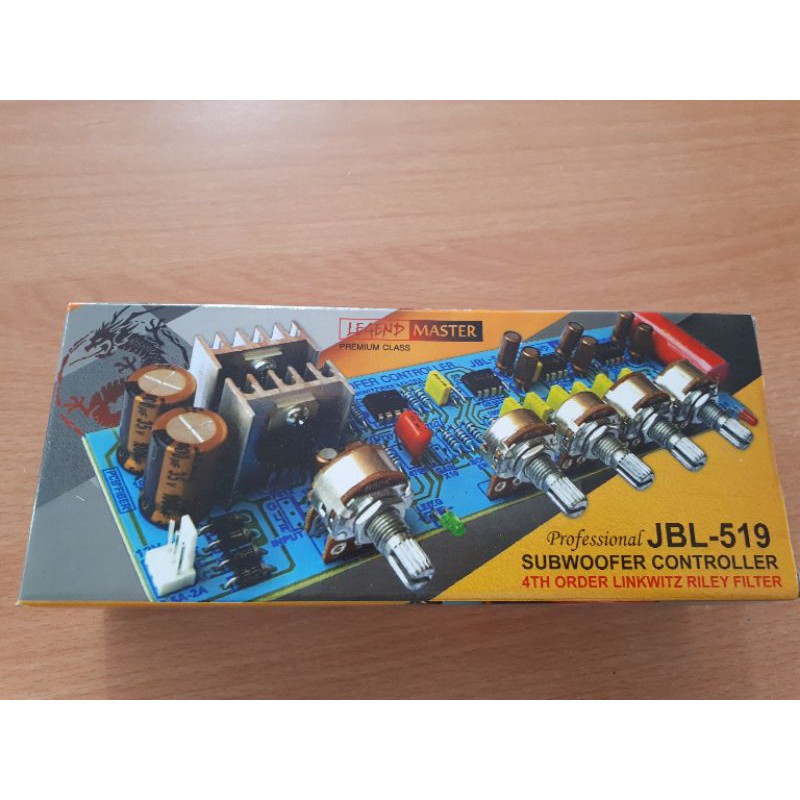 TONE CONTROL SUBWOOFER PROFESSIONAL 4TH ORDER LINKWITZ RILEY FILTER JBL-519