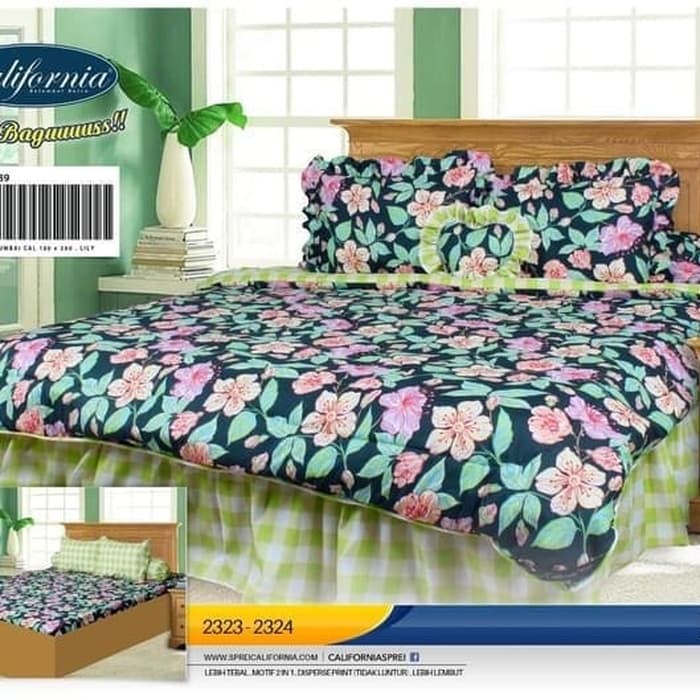 BED COVER SET CALIFORNIA KING 180x200 LILY