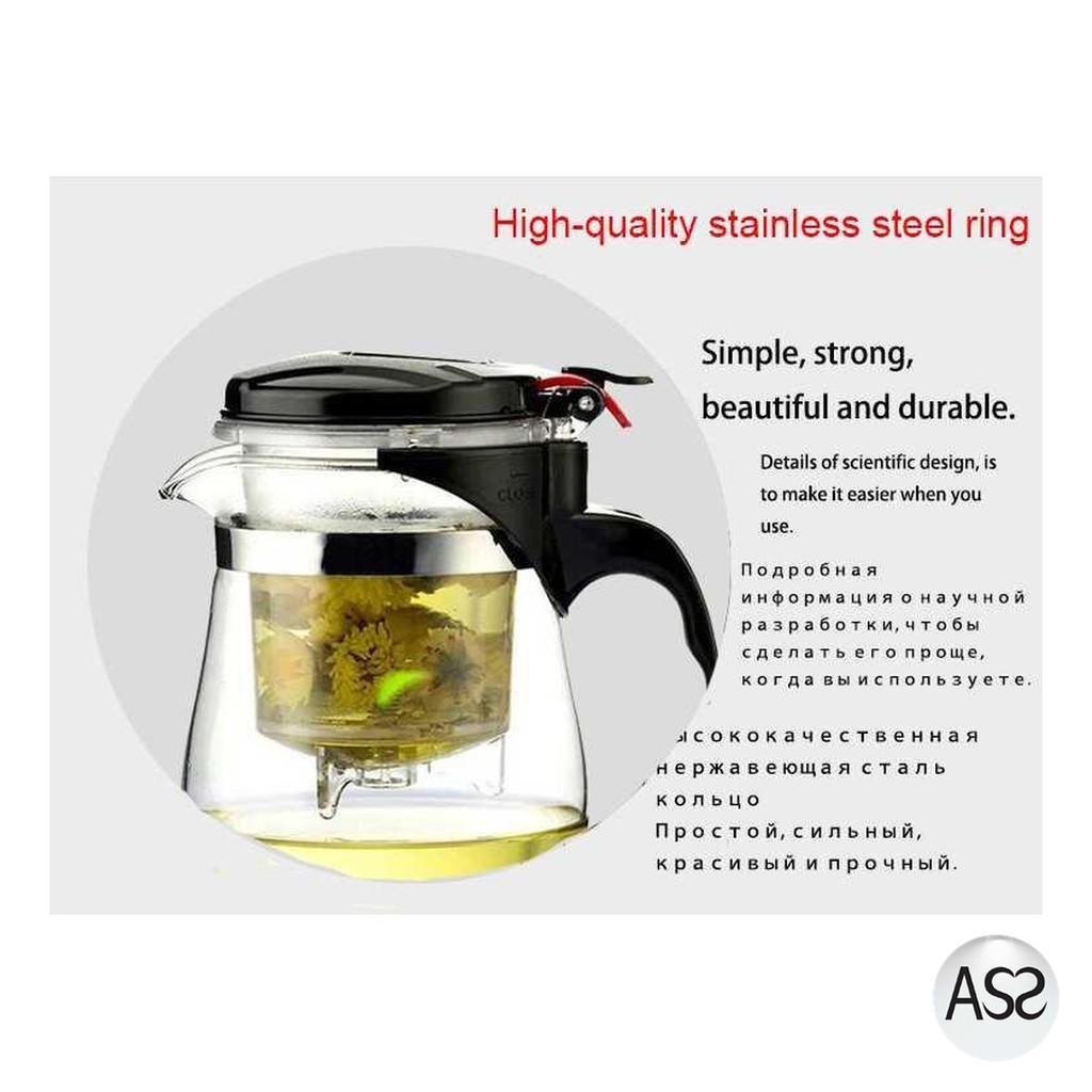 ASS Shop - OneTwoCups Teko Pitcher Teh Chinese Teapot Maker 500ml - TP-757