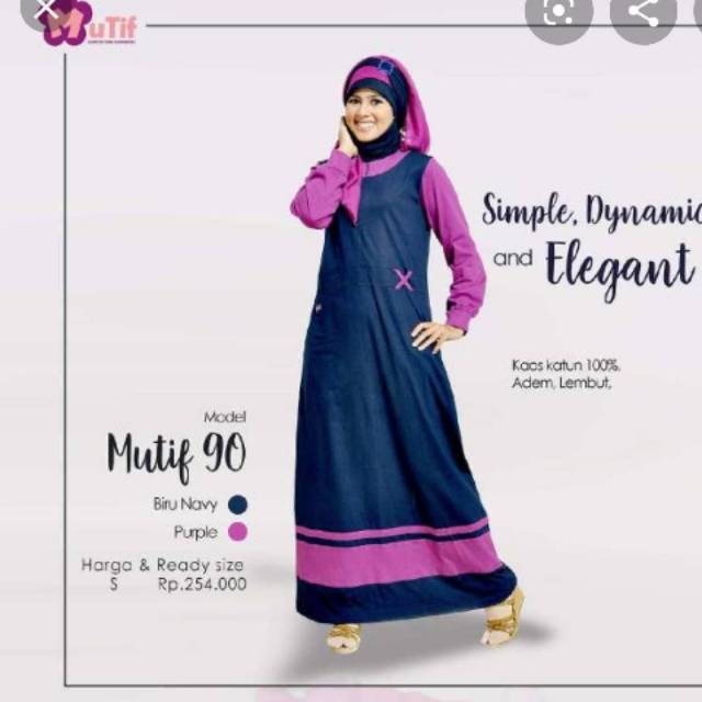 Gamis kaos MUTIF