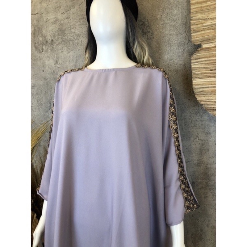 Rayyanza Kaftan | Kaftan Wanita Kondangan | Kaftan Mewah | Kaftan Jumbo | Kaftan Premium | Kaftan Loose