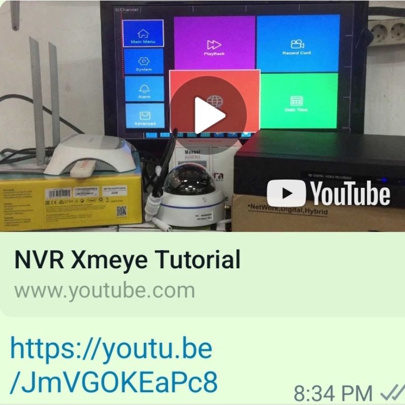 NVR 16CH / 16 CH 4K / 8MP, XMeye Support H 265 ONVIF. P2P