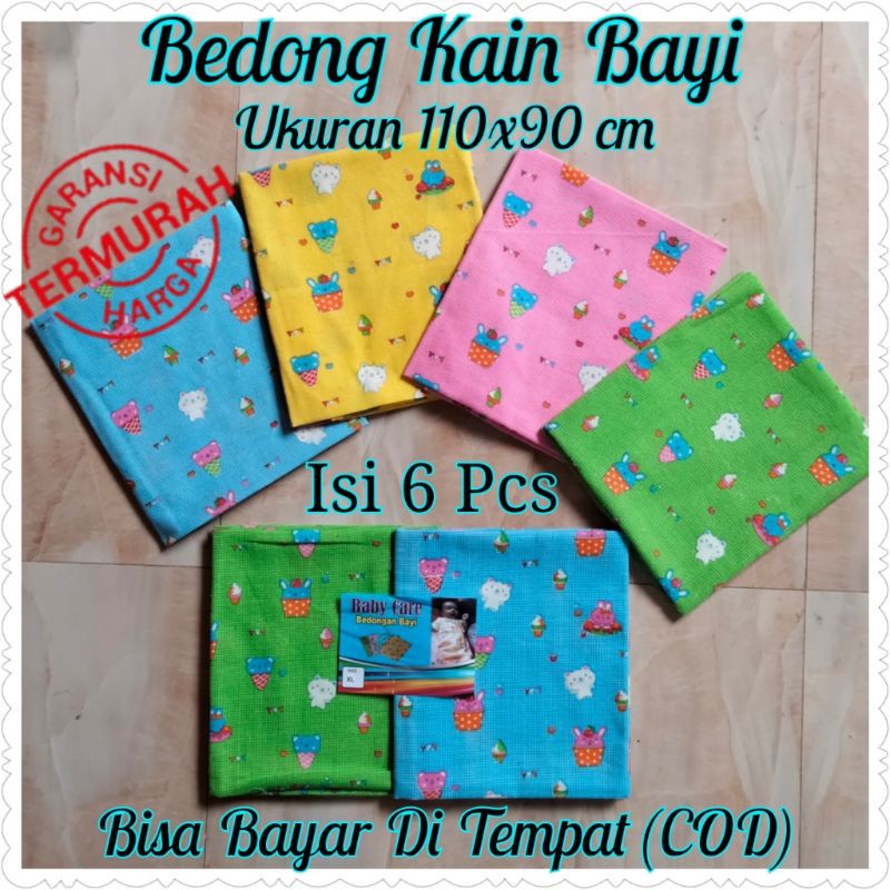 PERNEL Bedong Bayi 6pcs Murah