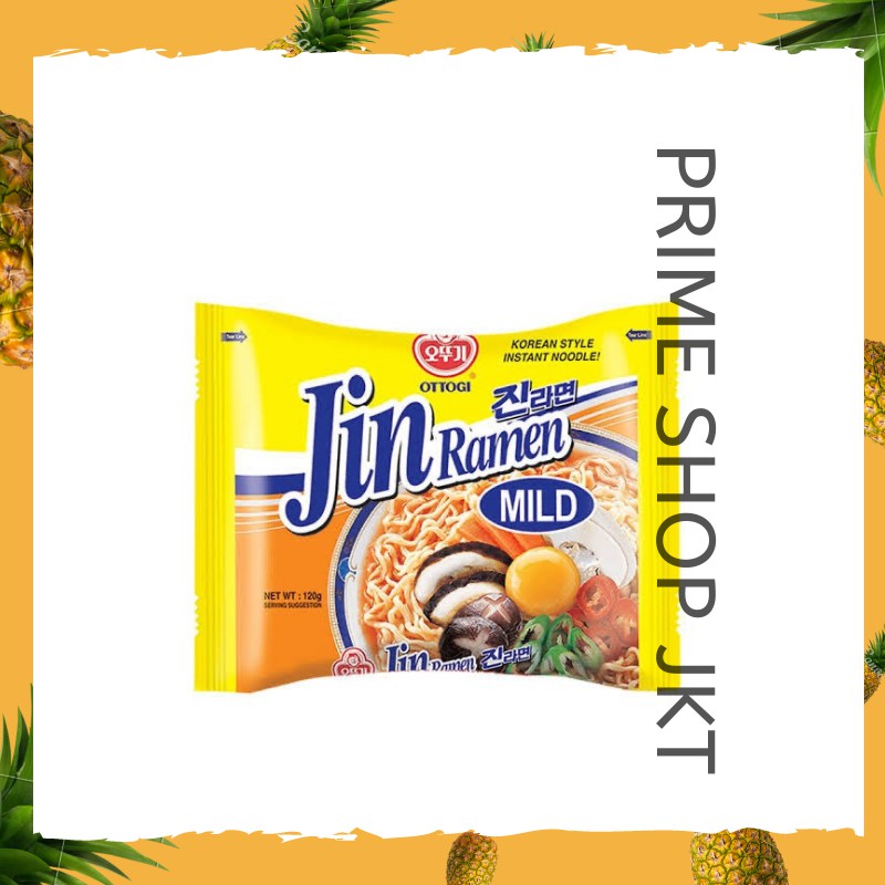 

Ottogi Jin Ramen Mild / Hot Mie Ramen Instant Korea / Jin Ramyeon Mie Kuah Korea Pedan dan Mild