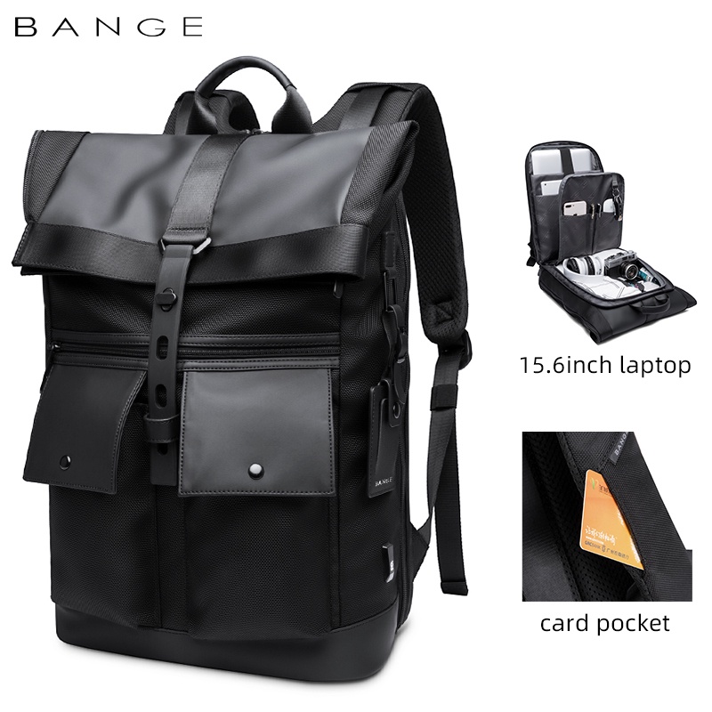 Tas Bange BGG65 Pria Ransel Laptop 15.6&quot; Inch Foldable Travel Scalable