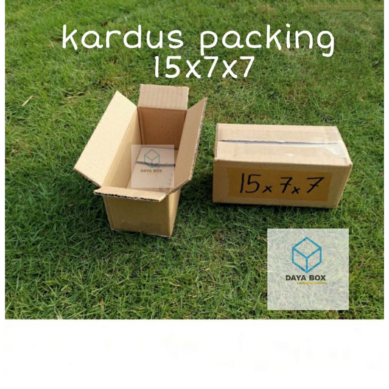 

termurah kardus packing uk 15x7x7 polos