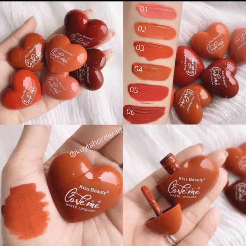 (ECER) KISS BEAUTY LIPCREAM LOVE ME