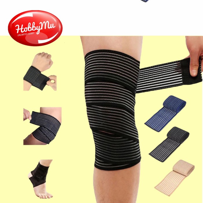 DEKER PERGELANGAN TANGAN - LUTUT - SIKU - BETIS - ELASTIS BREATHABLE