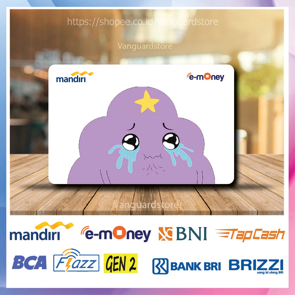 KARTU E MONEY E TOLL LUMPY SPACE PRINCESS ANIME 31 EMONEY MANDIRI FLAZZ BCA BNI TAPCASH BRIZZI BRI