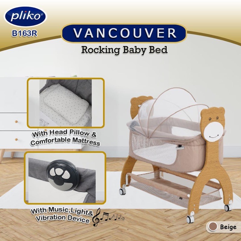Pliko Vancouver Rocking Baby Box B163R / Baby Box Pliko Vancouver