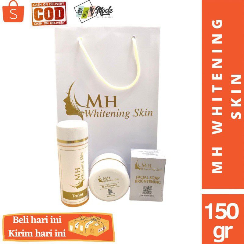 (NEW PAKAI BARCODE ALL IN 1)Paket Cream MH Whitening skin care/pemutih glowing