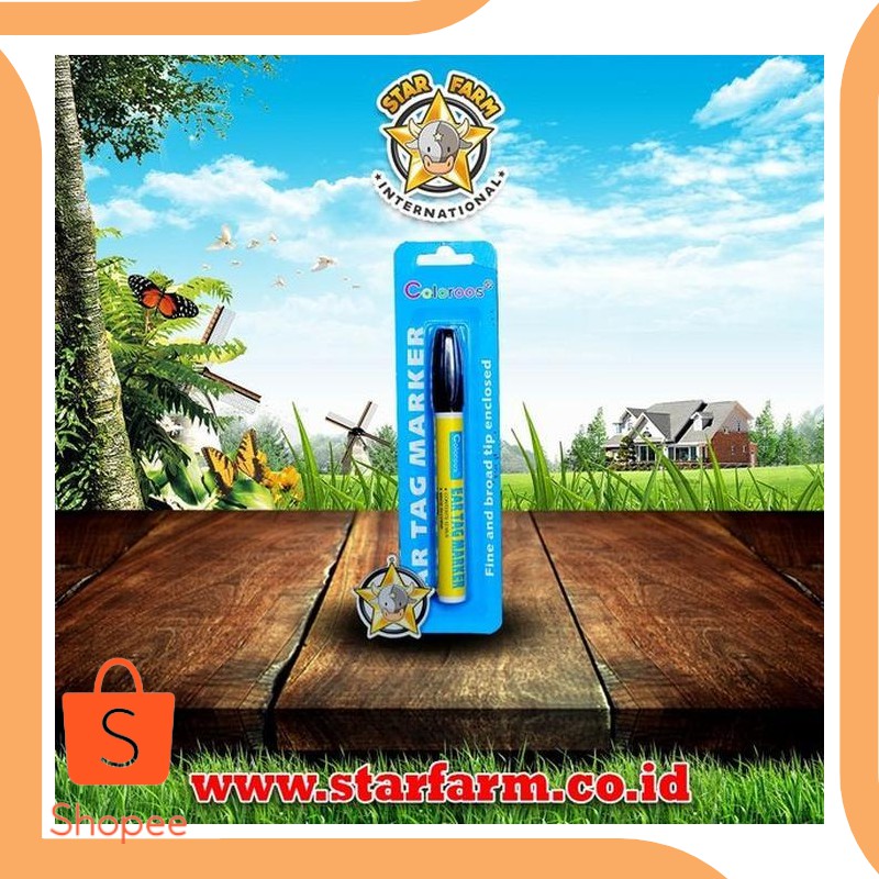 

Jual tools Spidol Eartag Coloroos - Star Farm 20DEZ Diskon