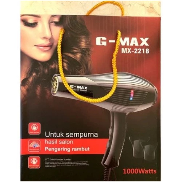 Hairdryer G-Max 2218 Professional / Pengering Rambut Salon Proo / Alat Pengering Rambut