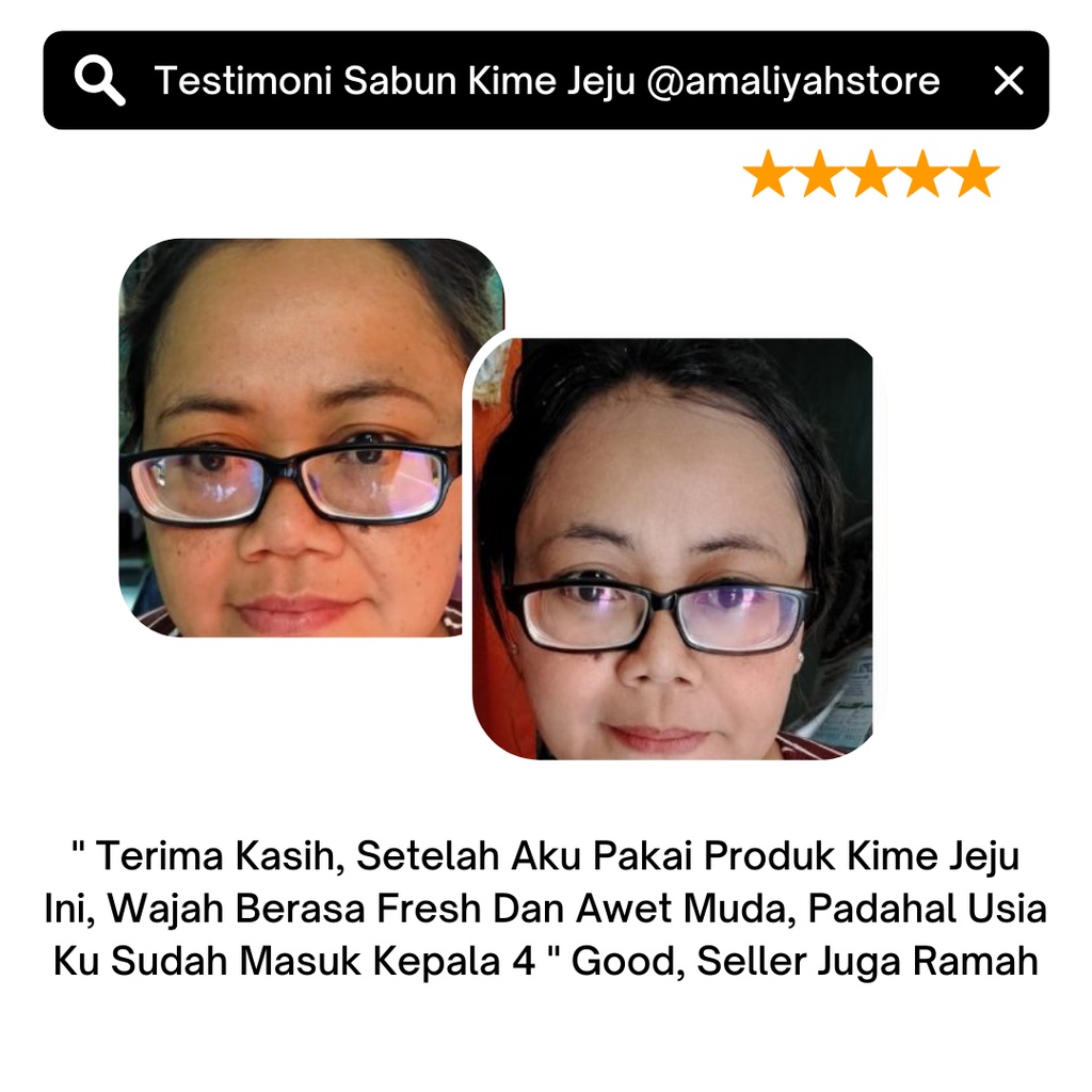 Sabun Kime Skincare Jeju Brightening Korea Pemutih Pembersih Kulit Seluruh Wajah Cepat Glowing Bpom