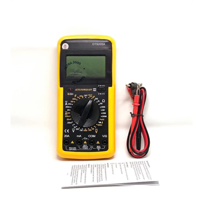 DIGITAL MULTIMETER GOOD QUALITY / Multitester Avometer Multi Tester Digital Lengkap Otomatis Murah y