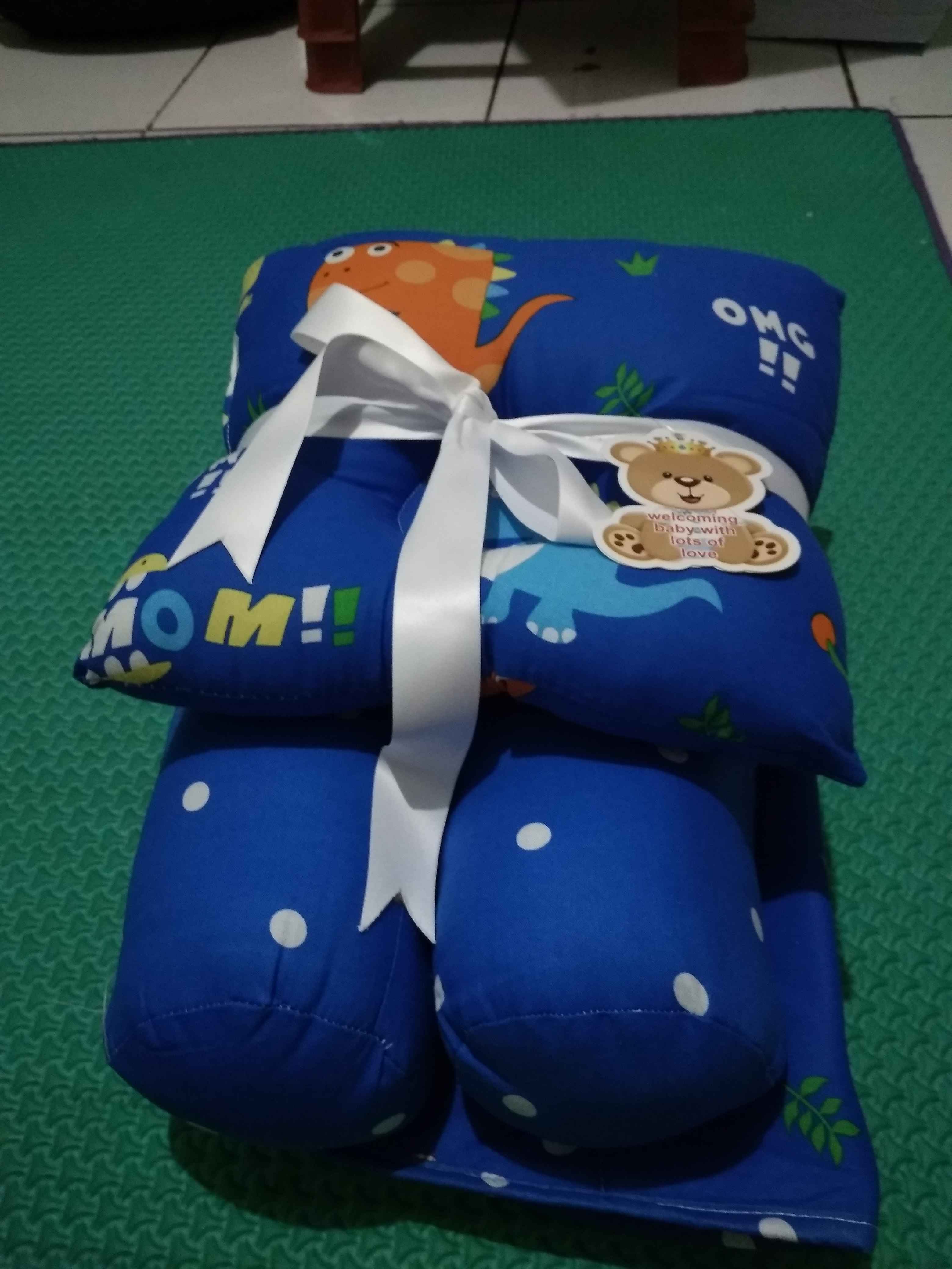 Matras Perlak Set Bantal Guling Flower/matras Perlak Set Flower