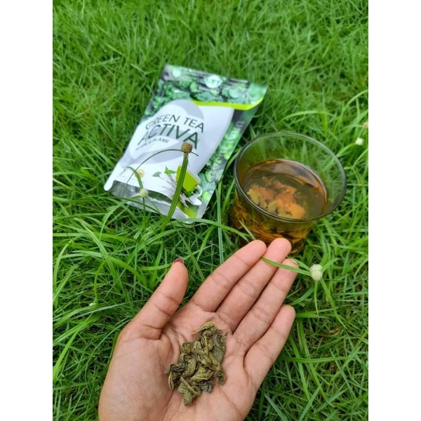 

Teh pelangsing green tea activa(urai)