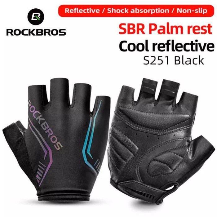 ROCKBROS S251 Sarung Tangan Sepeda Bike Glove Half Finger