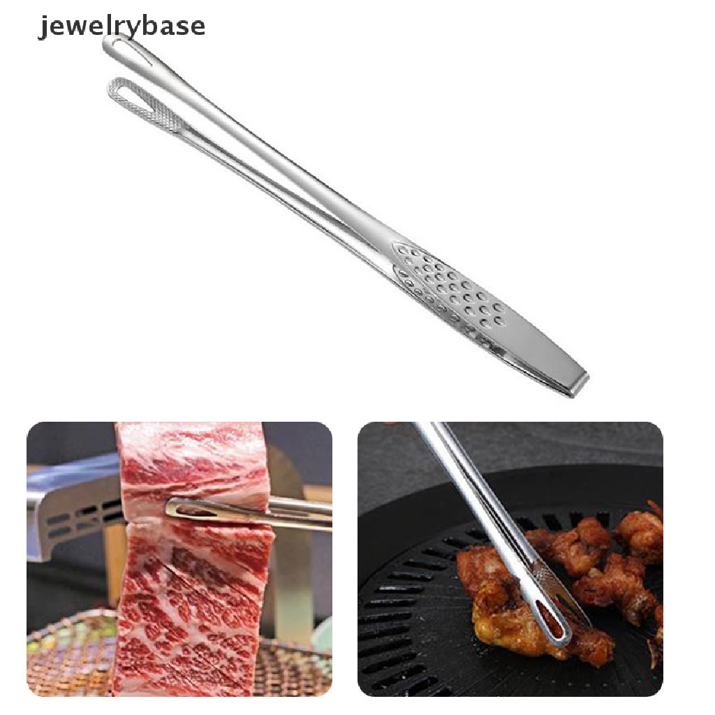 1 Pc Penjepit Makanan Bahan Stainless Steel Gaya Jepang Untuk Dapur