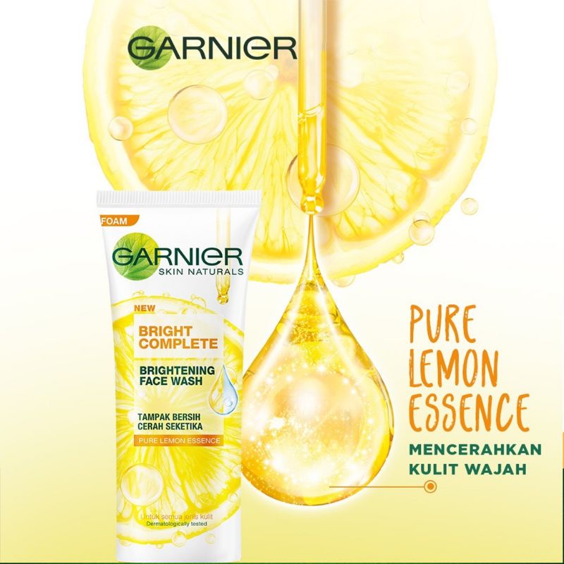 Garnier Bright Complete White Speed Brightening Cleanser Facial Foam