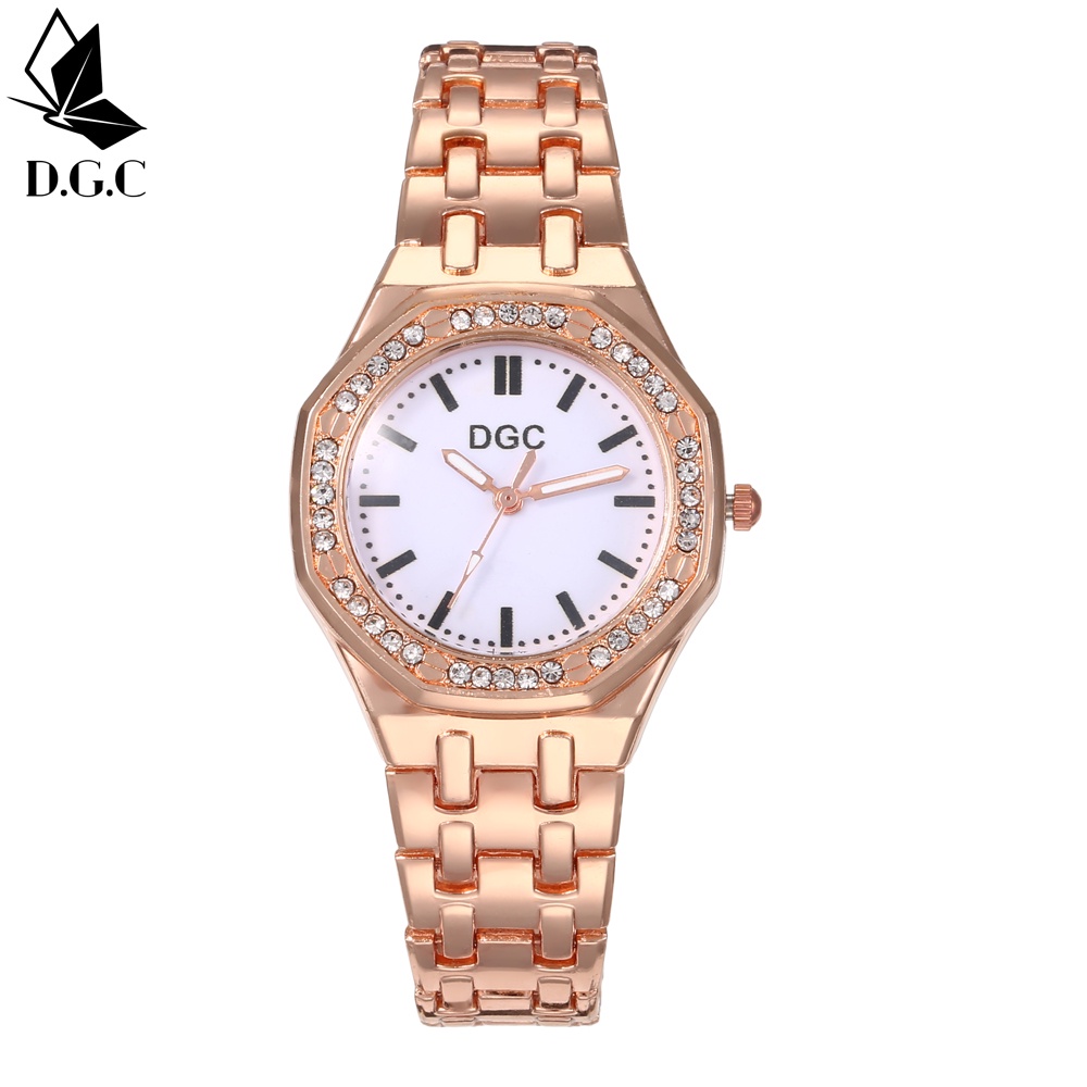 Fashion Wanita Trendy Bunga Kecil Dial Gelang Gelang Jam Tangan Korea Sederhana Kasual Mahasiswa Qua murah COD G25