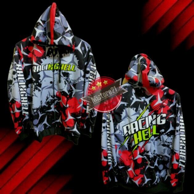 JAKET RACING HELL FULLPRINT TERLARIS