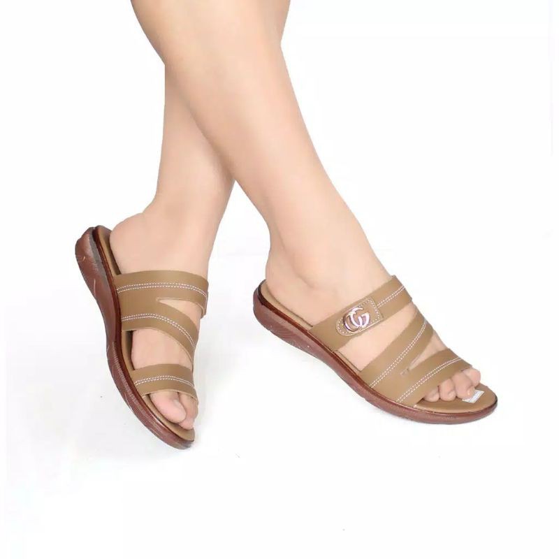 Sendal Wanita Casual Slip On AS03