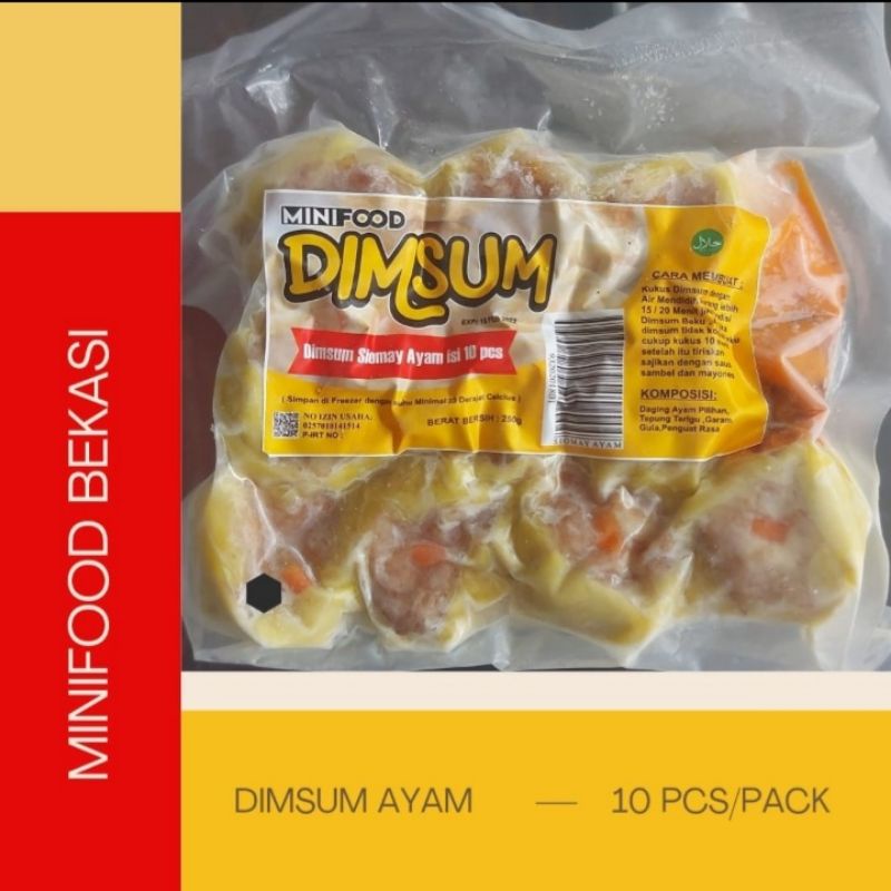 

Dimsum ayam isi 10 pcs minifood