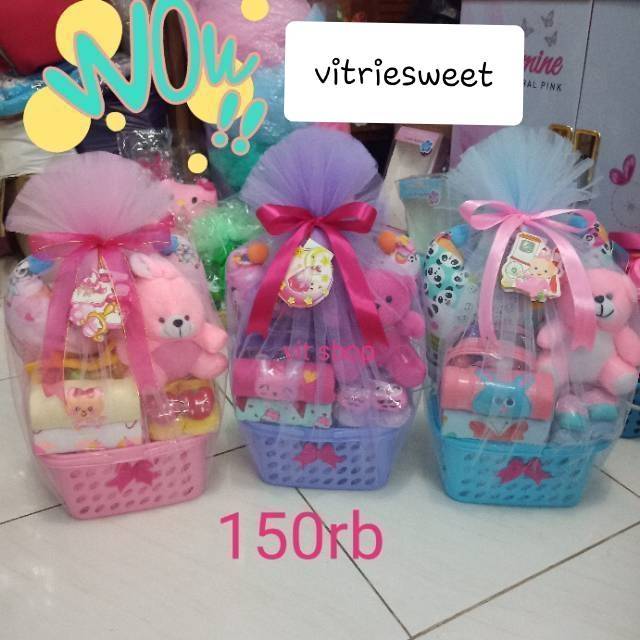 Paket Baby Gift / Parcel Bayi / Kado Bayi Baby Hampers Kemasan Tile Harga Murah Best Seller / Parcel Cantik-2
