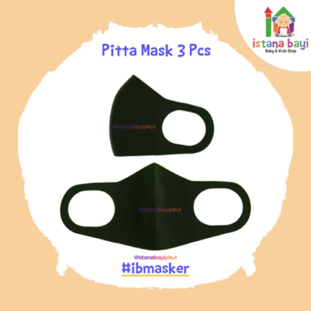 Pitta G Mask / Japan Masker Sponge / Masker Korea / Masker Motor isi 3pcs