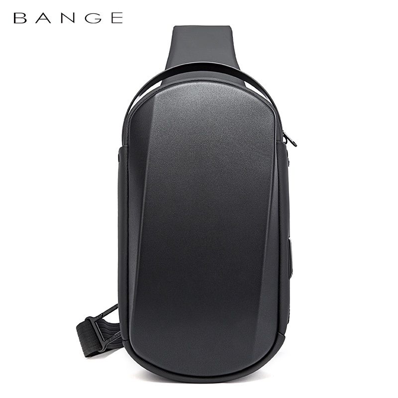 Tas Selempang Bange BG7256 Sling Shoulder Bag Pria Cowok Hardcase USB