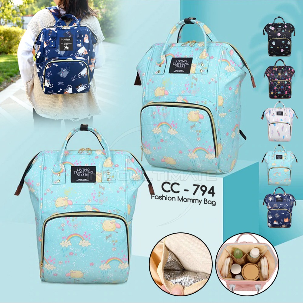 Mommy Bag WATER RESISTANT Motif CC-794 Tas Bayi Ransel Besar Tas Popok Bayi Baby Kecil