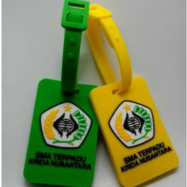 

Pusat Pembuatan Souvenir Luggage tag bag tag karet custom rubber name tag Id card