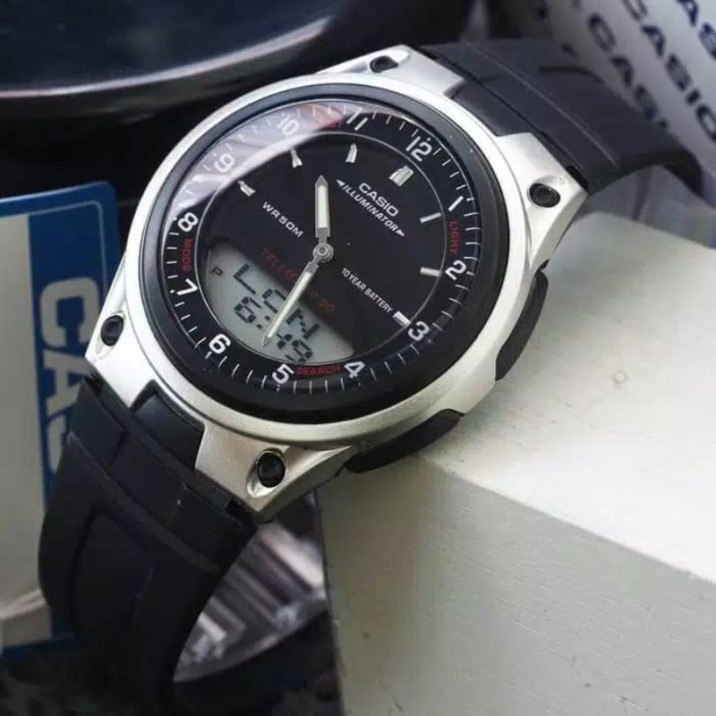 2021 CASIO AW-80-1AVDF CASIO AW80-1AVDF RUBBER BAND JAM PRIA ORIGINAL