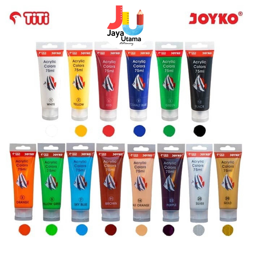 

Joyko Cat Acrylic 75 ml Paint Color Cat Akrilik