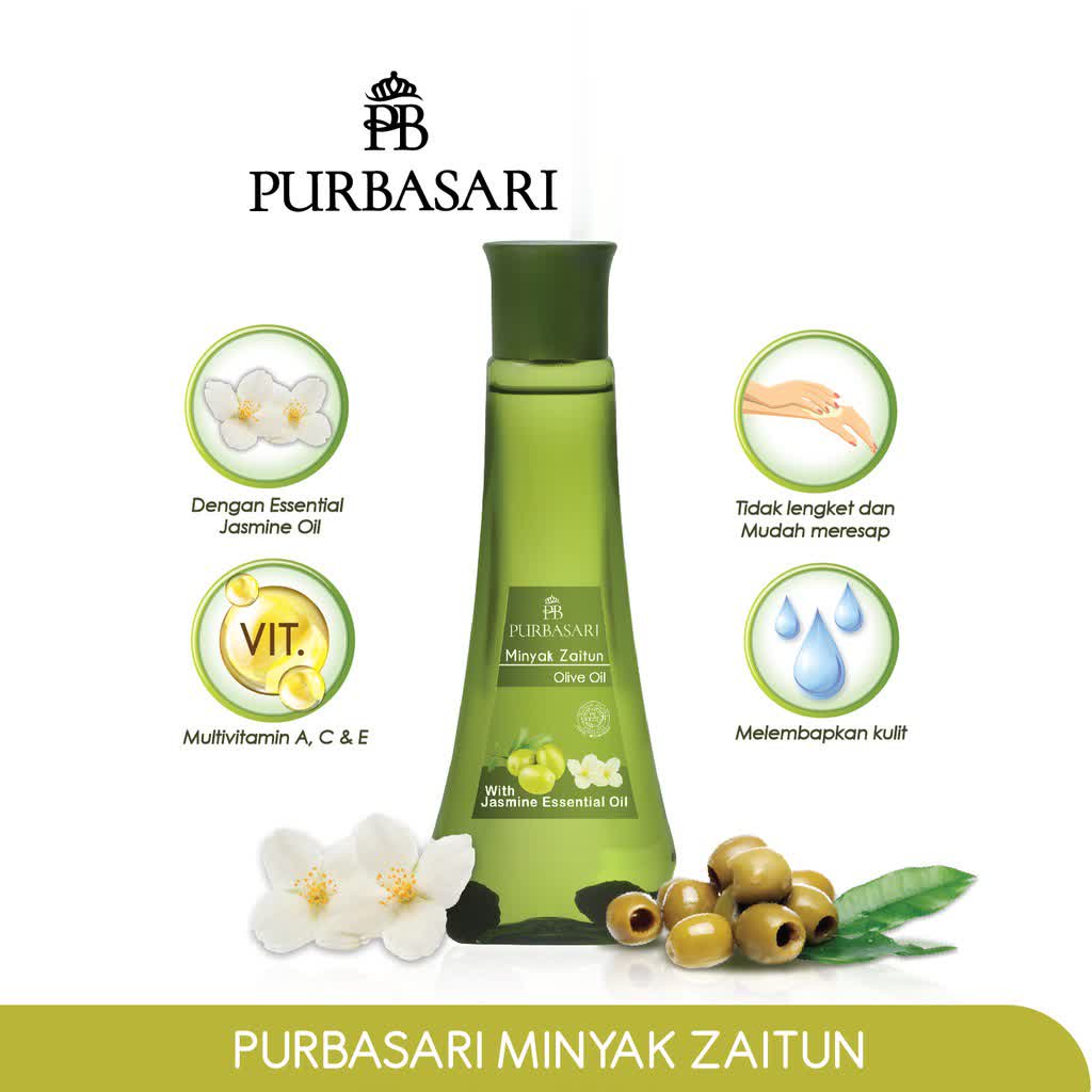 Purbasari Minyak Zaitun 150ml / Minyak Pijat Zaitun