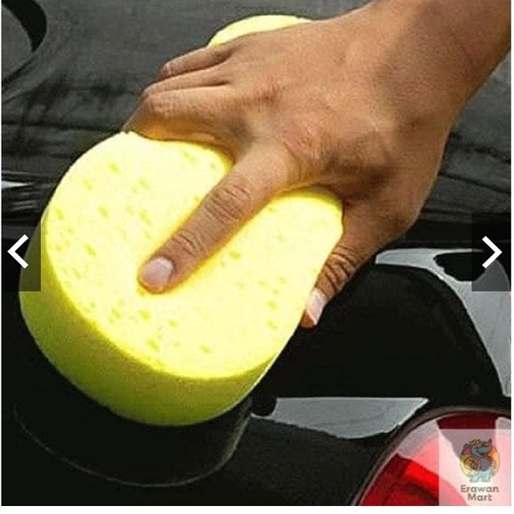 SPONS CUCI MOBIL / SPON CUCI / SPON BUSA / Sponge Busa Cuci Mobil Motor Piring Kuning Busa Foam Wash Tebal Spon