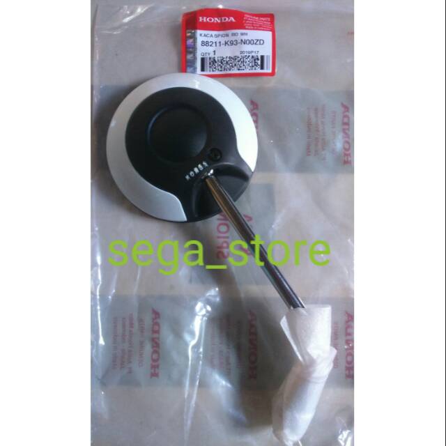 Kaca spion honda new scoopy fi ESP led ori original AHM warna putih