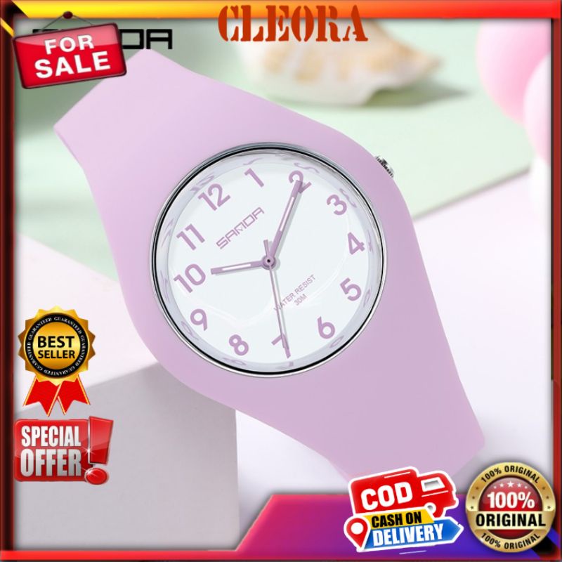 Jam Tangan Wanita SANDA Original Analog Jelly Series Tali Silicone Jm Arloji Original Jam Tangan Ant