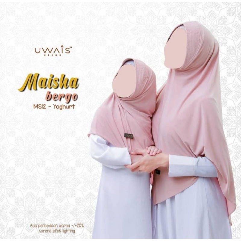 Maisha bergo mom/dewasa by uwais hijab -- variant softpad