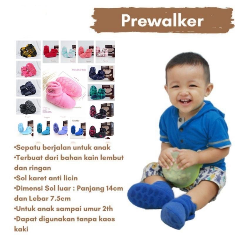 Sepatu bayi prewalker Cuddle Me Cuddleme